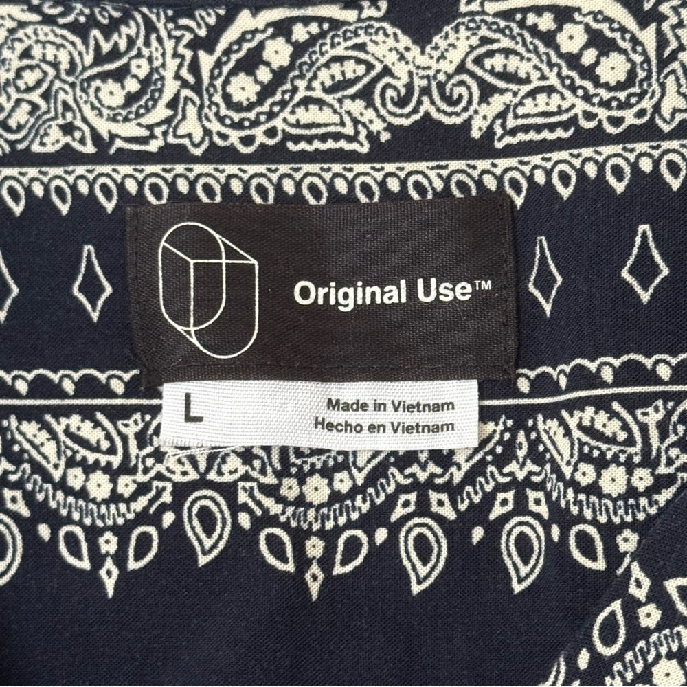 Original Use Patterned Button Down - Picture 4 of 6